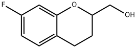 2H-1-Benzopyran-2-methanol, 7-fluoro-3,4-dihydro- Structure