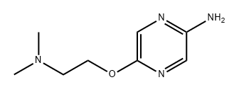 2-Pyrazinamine, 5-[2-(dimethylamino)ethoxy]- Structure