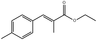 2-Propenoic acid, 2-methyl-3-(4-methylphenyl)-, ethyl ester, (2E)- Structure