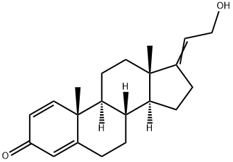 Pregna-1,4,17(20)-trien-3-one, 21-hydroxy- (9CI) Structure