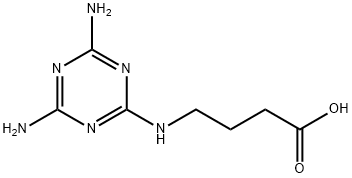 Butanoic acid, 4-?[(4,?6-?diamino-?1,?3,?5-?triazin-?2-?yl)?amino]?- Structure
