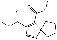 Dimethyl 1,2-diazaspiro[4.4]nona-1,3-diene-3,4-dicarboxylate 구조식 이미지