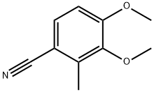 Benzonitrile, 3,4-dimethoxy-2-methyl- Structure