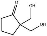 Cyclopentanone, 2,2-bis(hydroxymethyl)- Structure