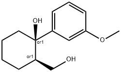 Cyclohexanemethanol, 2-hydroxy-2-(3-methoxyphenyl)-, (1R,2R)-rel- Structure