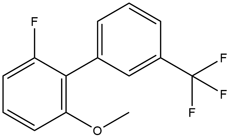 2-Fluoro-6-methoxy-3'-(trifluoromethyl)-1,1'-biphenyl Structure