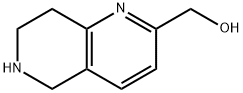 1,6-Naphthyridine-2-methanol, 5,6,7,8-tetrahydro- Structure