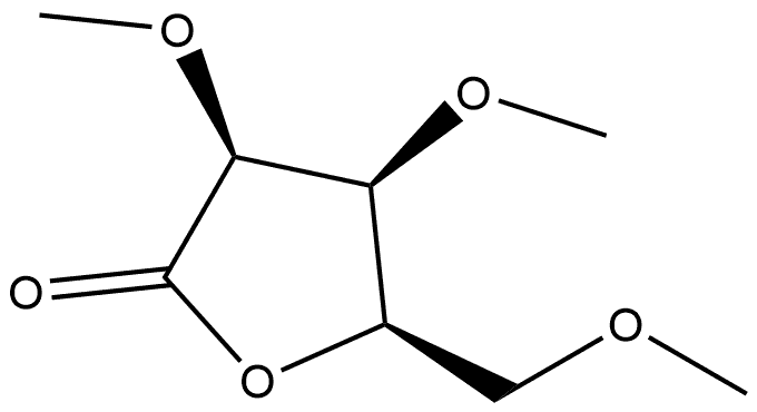 O2,O3,O5-trimethyl-D-lyxonic acid-lactone Structure