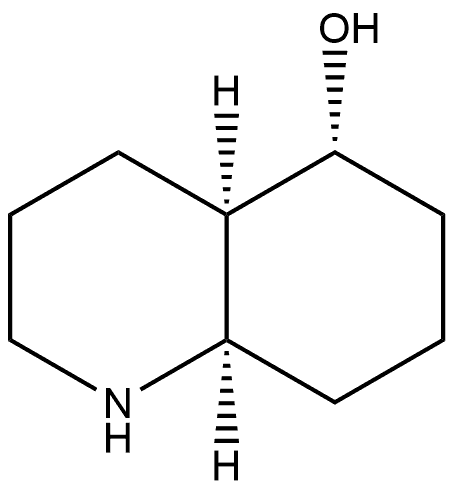 rel-(4aR,5R,8aR)-Decahydro-5-quinolinol Structure