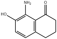 8-Amino-7-hydroxy-3,4-dihydronaphthalen-1(2H)-one 구조식 이미지