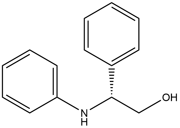 (2R)-2-phenyl-2-(phenylamino)ethan-1-ol Structure