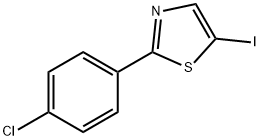 2-(4-Chlorophenyl)-5-iodo-1,3-thiazole Structure