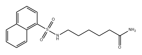 Hexanamide, 6-[(1-naphthalenylsulfonyl)amino]- Structure