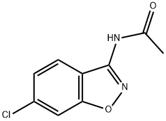 Acetamide, N-(6-chloro-1,2-benzisoxazol-3-yl)- Structure