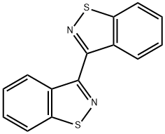 3,3'-Bi-1,2-benzisothiazole 구조식 이미지