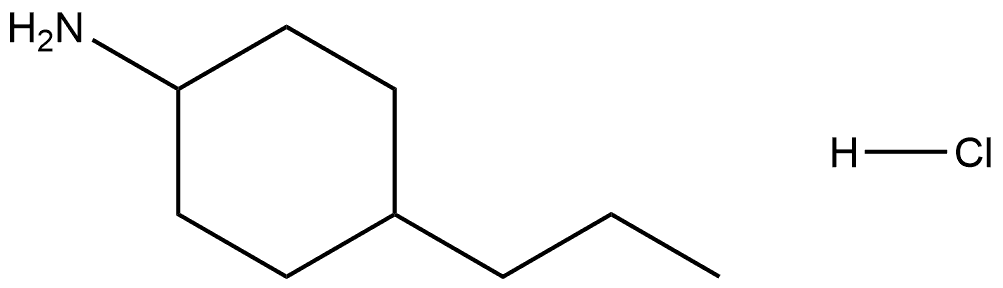 4-propylcyclohexan-1-amine hydrochloride Structure