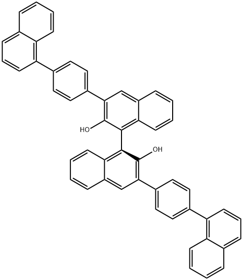 (S)-3,3'-Bis[4-(1-naphthalenyl)phenyl]-1,1'-binaphthyl(S)-3,3'-Bis[4-(1-naphthalenyl)phenyl]-1,1'-binaphthyl Structure