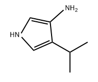 1H-Pyrrol-3-amine, 4-(1-methylethyl)- Structure