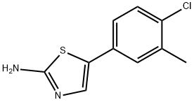 5-(4-Chloro-3-methylphenyl)thiazol-2-amine Structure