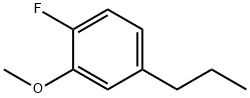 Benzene, 1-fluoro-2-methoxy-4-propyl- 구조식 이미지