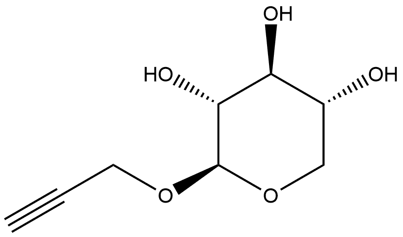 Propargyl β-D-xylopyranoside Structure