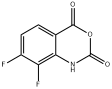 7,8-Difluoro-2H-benzo[d][1,3]oxazine-2,4(1H)-dione Structure