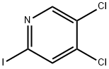 Pyridine, 4,5-dichloro-2-iodo- Structure