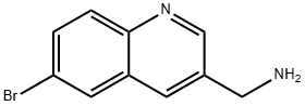 (6-Bromoquinolin-3-YL)methanamine 구조식 이미지