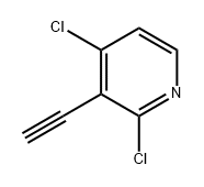 Pyridine, 2,4-dichloro-3-ethynyl- 구조식 이미지