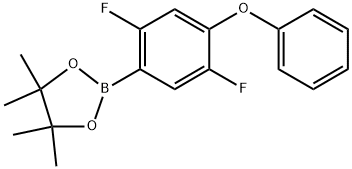 1,3,2-Dioxaborolane, 2-(2,5-difluoro-4-phenoxyphenyl)-4,4,5,5-tetramethyl- Structure