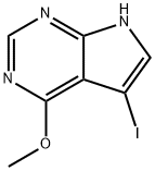 7H-Pyrrolo[2,3-d]pyrimidine, 5-iodo-4-methoxy- Structure