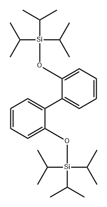 1,1'-Biphenyl, 2,2'-bis[[tris(1-methylethyl)silyl]oxy]- 구조식 이미지