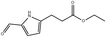 1H-Pyrrole-2-propanoic acid, 5-formyl-, ethyl ester Structure