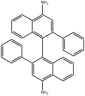 2,2'-Diphenyl-[1,1'-binaphthalene]-4,4'-diamine 구조식 이미지