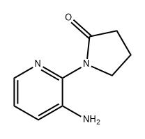 2-Pyrrolidinone, 1-(3-amino-2-pyridinyl)- Structure