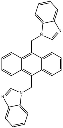 9,10-bis((1H-benzo[d]imidazol-1-yl)methyl)anthracene 구조식 이미지