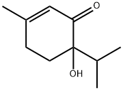 2-Cyclohexen-1-one, 6-hydroxy-3-methyl-6-(1-methylethyl)- 구조식 이미지