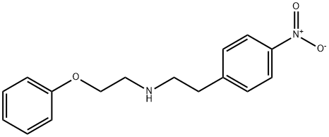 Benzeneethanamine, 4-nitro-N-(2-phenoxyethyl)- Structure