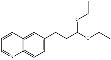 Quinoline, 6-(3,3-diethoxypropyl)- 구조식 이미지