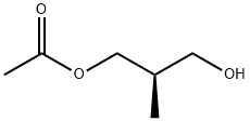 1,3-Propanediol, 2-methyl-, 1-acetate, (2R)- Structure
