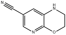 1H-Pyrido[2,3-b][1,4]oxazine-7-carbonitrile, 2,3-dihydro- Structure