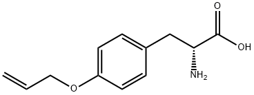 (2R)-2-amino-3-[4-(prop-2-en-1-yloxy)phenyl]propanoic acid 구조식 이미지