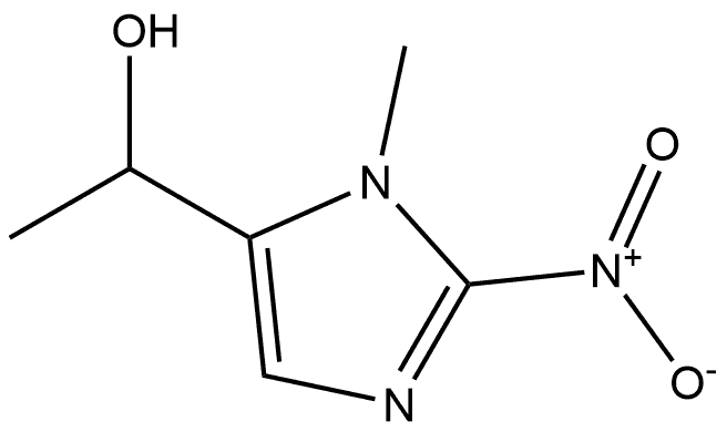 α,1-Dimethyl-2-nitro-1H-imidazole-5-methanol Structure