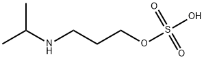 1-Propanol, 3-[(1-methylethyl)amino]-, 1-(hydrogen sulfate) Structure