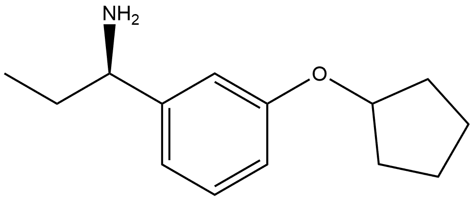 (1R)-1-(3-CYCLOPENTYLOXYPHENYL)PROPYLAMINE Structure