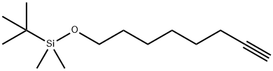 Silane, (1,1-dimethylethyl)dimethyl(7-octyn-1-yloxy)- Structure