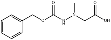 Hydrazinecarboxylic acid, 2-(carboxymethyl)-2-methyl-, 1-(phenylmethyl) ester Structure