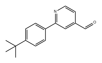 2-(4-tert-Butylphenyl)pyridine-4-carbaldehyde Structure