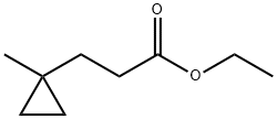 Cyclopropanepropanoic acid, 1-methyl-, ethyl ester Structure