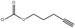 pent-4-yn-1-yl carbonochloridate Structure